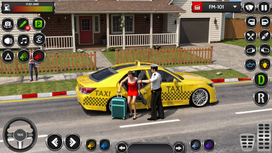 اسکرین شات 6 بازی Car Driving Taxi Simulator