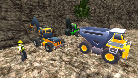 اسکرین شات 4 بازی Uphill Tunnel Excavator Game