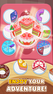اسکرین شات 2 بازی Cake Sort 3D