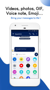 اسکرین شات 5 برنامه Mood SMS - Messages App