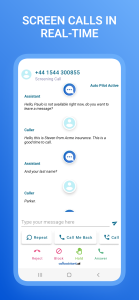 اسکرین شات 2 برنامه AI Call Assistant & Screener