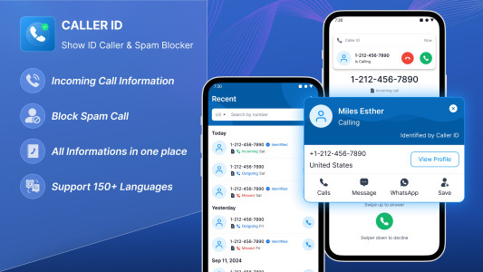 اسکرین شات 1 برنامه Show ID Caller & Spam Blocker
