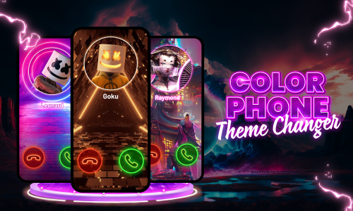 اسکرین شات 1 برنامه Color Phone - Nice Call Screen
