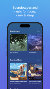 اسکرین شات 5 برنامه Calm - Sleep, Meditate, Relax