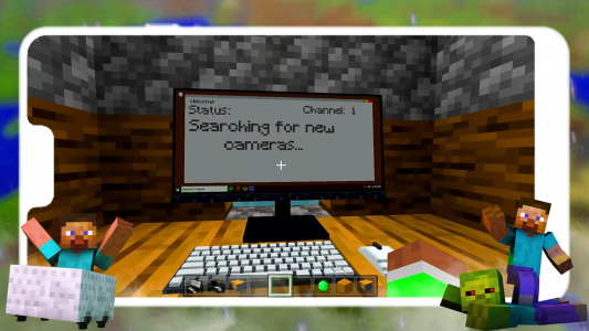 اسکرین شات 2 برنامه Security Camera Mod Minecraft