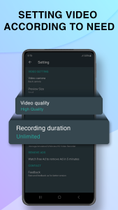اسکرین شات 4 برنامه Background Video Recorder