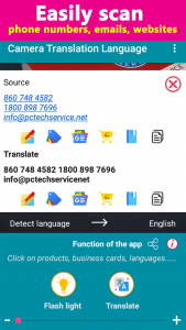اسکرین شات 7 برنامه Camera Translator