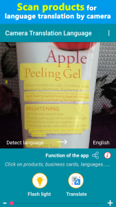 اسکرین شات 1 برنامه Camera Translator
