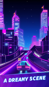 اسکرین شات 1 بازی Magic Beat Racing music game