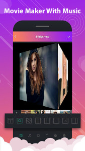 اسکرین شات 2 برنامه Movie Maker With Music - Photo to Video Maker
