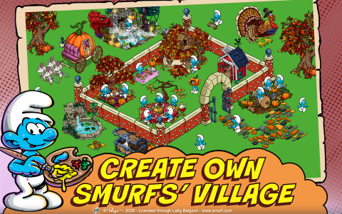 اسکرین شات 4 بازی Smurfs' Village