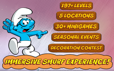 اسکرین شات 8 بازی Smurfs' Village