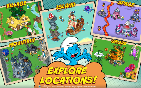 اسکرین شات 7 بازی Smurfs' Village