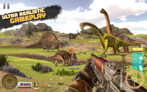 اسکرین شات 1 بازی Dinosaur Hunter King