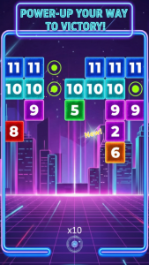 اسکرین شات 2 بازی Brick Blast: Neon Breaker