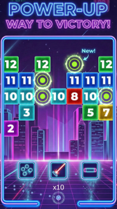اسکرین شات 3 بازی Brick Blast: Neon Breaker