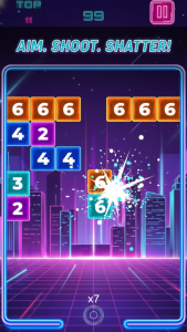 اسکرین شات 4 بازی Brick Blast: Neon Breaker