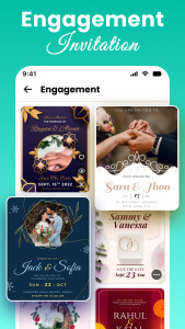 اسکرین شات 2 برنامه All Invitation Card Maker App