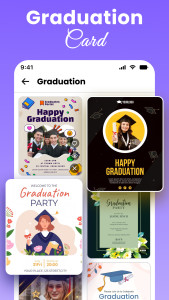 اسکرین شات 4 برنامه All Invitation Card Maker App