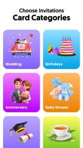 اسکرین شات 8 برنامه All Invitation Card Maker App