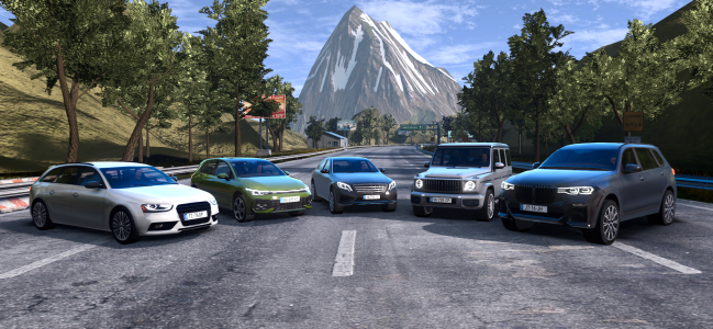 اسکرین شات 4 بازی Highway Legends: Car Racing 3D