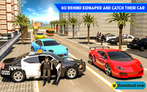 اسکرین شات 5 بازی Crazy Car Racing Police Chase