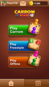 اسکرین شات 2 بازی Carrom Board Carrom Board Game