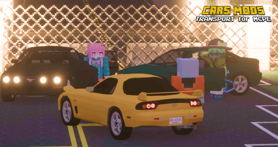 اسکرین شات 5 برنامه Cars Mod for Minecraft