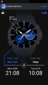 اسکرین شات 1 برنامه CASIO WATCH+