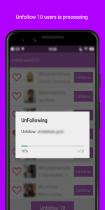 اسکرین شات 4 برنامه Unfollowers  &  Followers