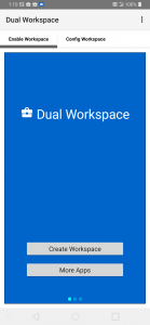 اسکرین شات 1 برنامه Dual Workspace