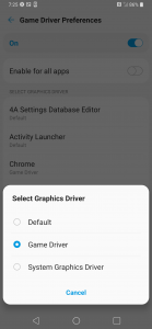 اسکرین شات 4 برنامه Graphics Driver Preferences