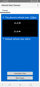 اسکرین شات 4 برنامه Refresh Rate Checker