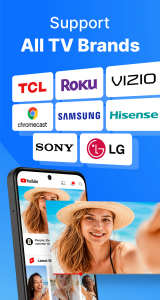 اسکرین شات 2 برنامه Cast to TV - Screen Mirroring