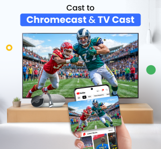 اسکرین شات 1 برنامه Cast for Chromecast & TV Cast