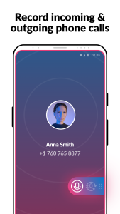 اسکرین شات 1 برنامه Call Recorder - Cube ACR