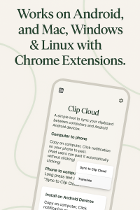 اسکرین شات 3 برنامه Clip Cloud - Clipboard Sync