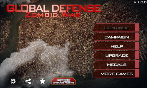 اسکرین شات 1 بازی Global Defense: Zombie War