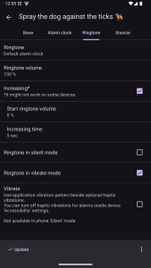 اسکرین شات 4 برنامه Alarm Clock: Calendar & Tasks