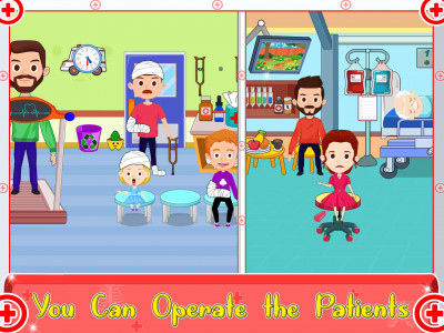 اسکرین شات 5 برنامه Toon Town: Hospital