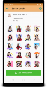اسکرین شات 4 برنامه BlackPink WAStickerApps : Stickers for Whatsapp