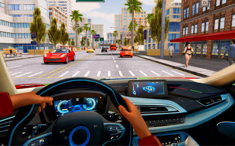 اسکرین شات 1 بازی Car Driving School Simulator