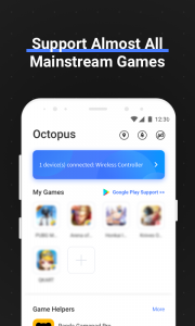 اسکرین شات 1 برنامه Octopus - Gamepad, Keymapper