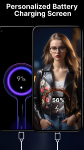 اسکرین شات 2 برنامه Battery Charging Animation Art