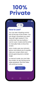 اسکرین شات 7 برنامه Tilt Guard: Hide your Screen