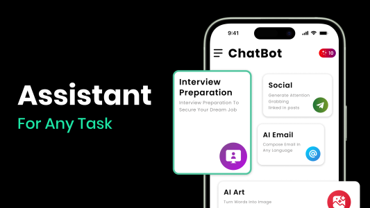 اسکرین شات 5 برنامه AI Chat Bot: Writing Assistant