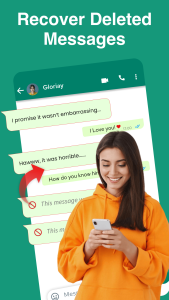 اسکرین شات 1 برنامه Recover Deleted Messages