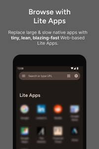 اسکرین شات 1 برنامه Hermit — Lite Apps Browser