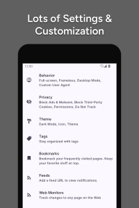 اسکرین شات 5 برنامه Hermit — Lite Apps Browser