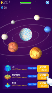 اسکرین شات 6 بازی Idle World - Build The Planet